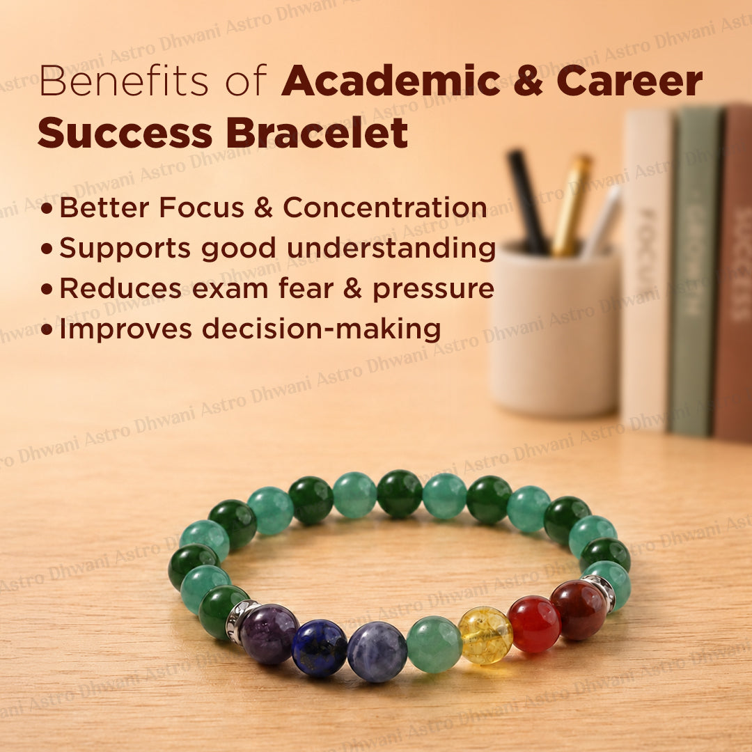 Academic & Career Success Bracelet - Abhimantrit & Certified