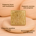 top view of saraswati yantra 
