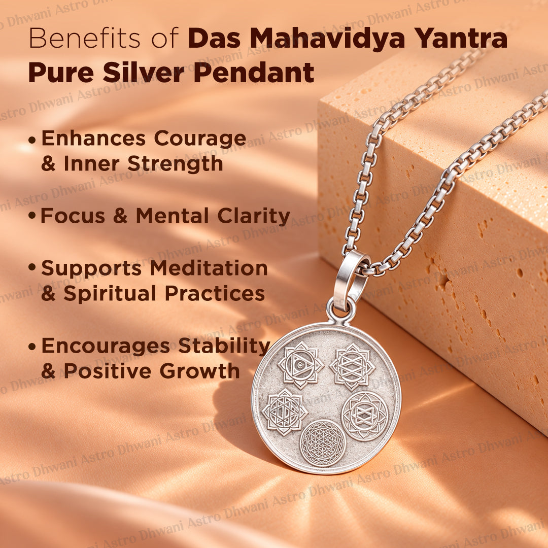 Das Mahavidya Yantra (Pure Silver) – Abhimantrit