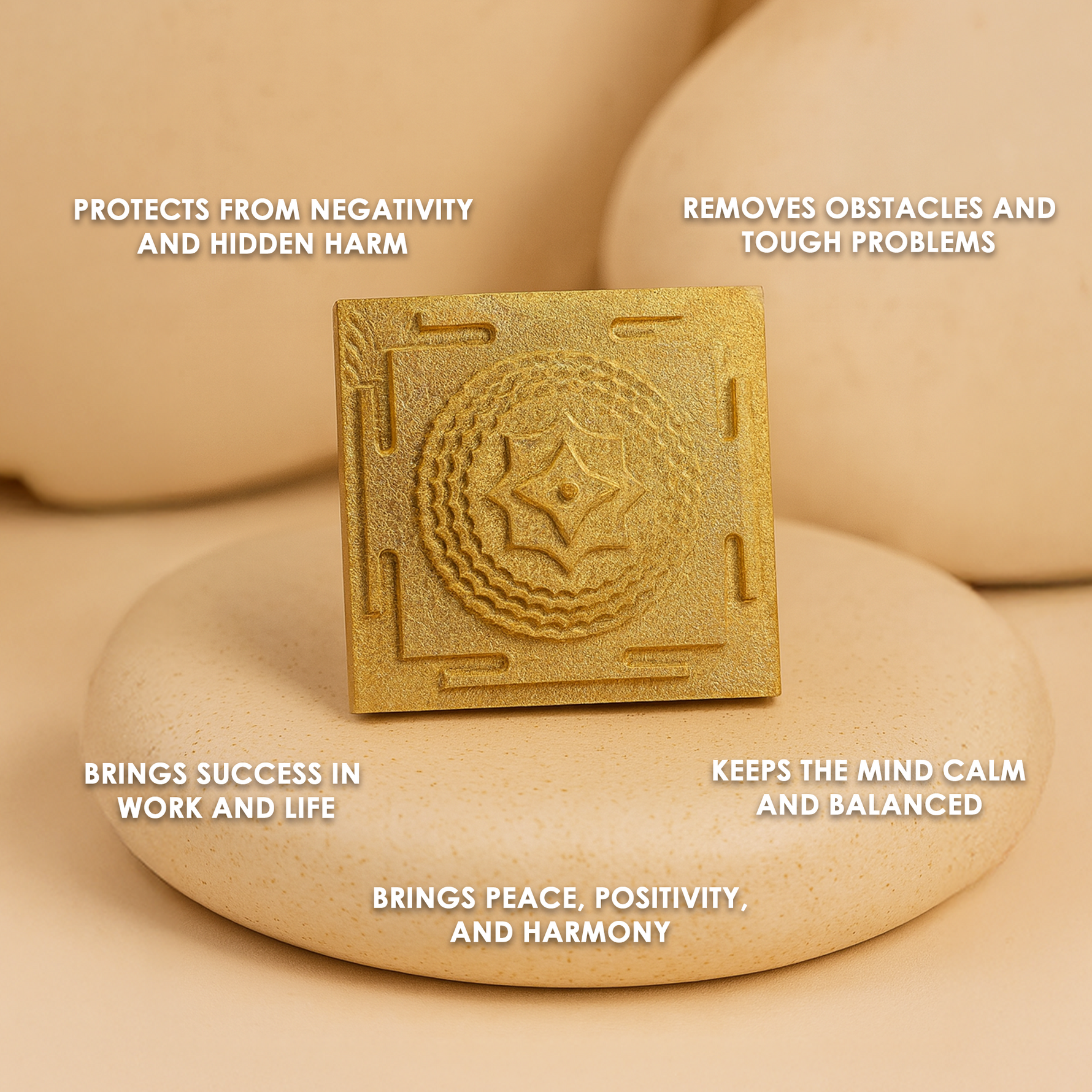 Durga Shakti Yantra (Reduces Rahu's Negative Effects & Negative Energy) - Abhimantrit