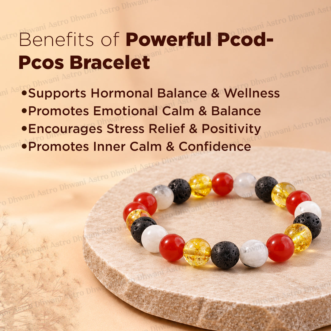 Powerful PCOD-PCOS Healing Bracelet - Abhimantrit & Certified