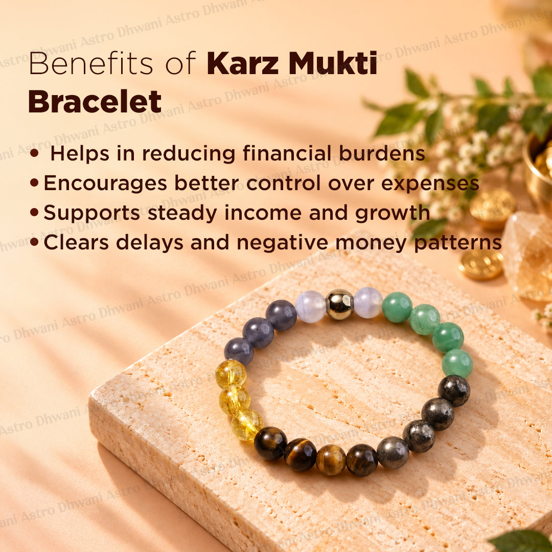 Karz Mukti Bracelet - Abhimantrit & Certified