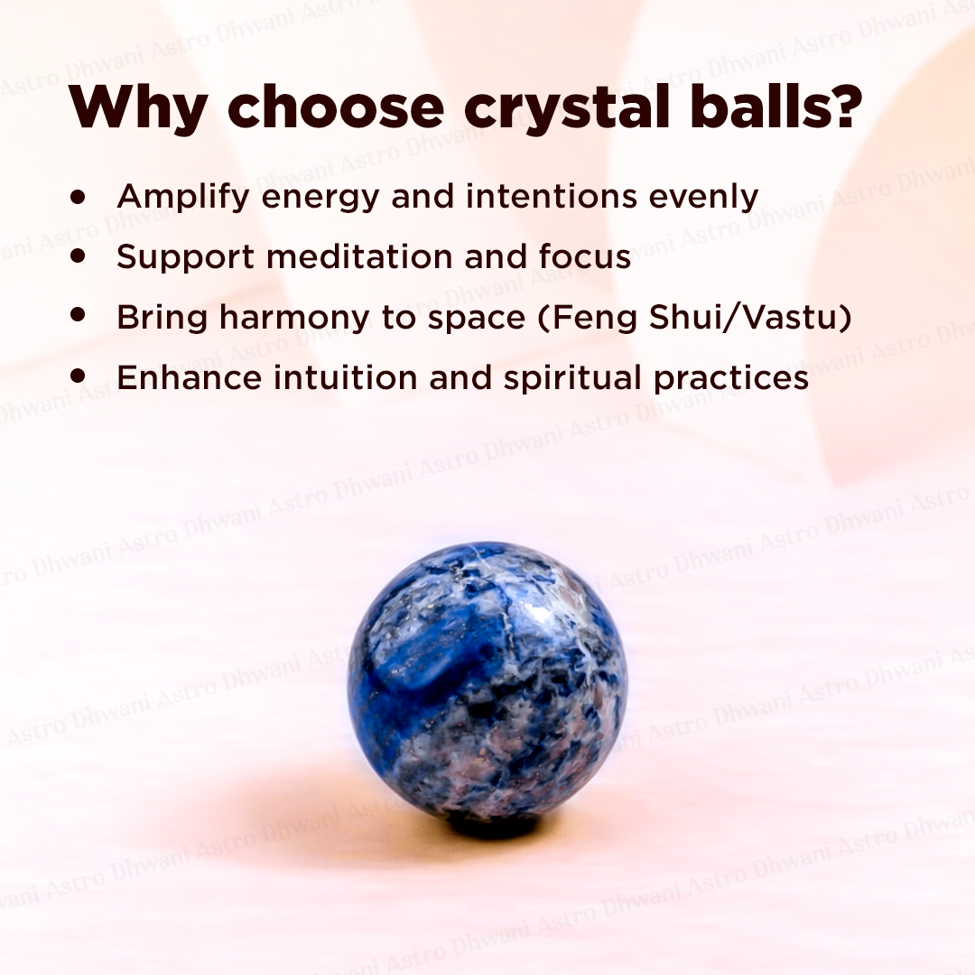 Lapis lazuli Crystal Ball for Spiritual Growth, Wisdom & Inner Awareness