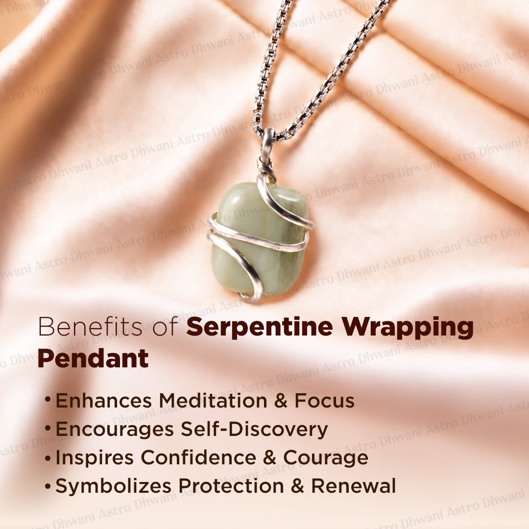 Serpentine Wrapping Pendant - Abhimantrit