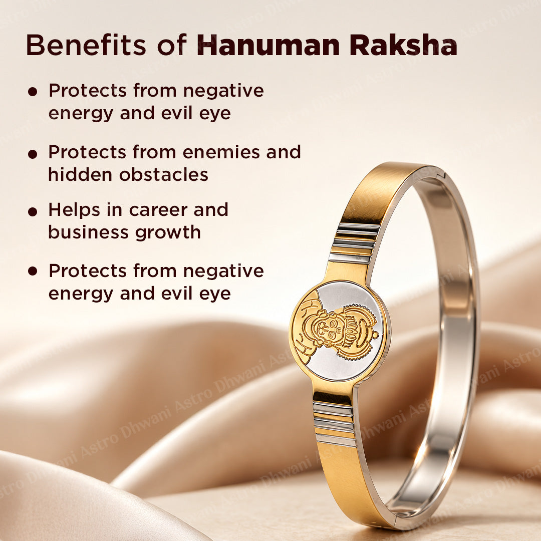 Hanuman Raksha Kada (IGP Gold Plating) - Abhimantrit