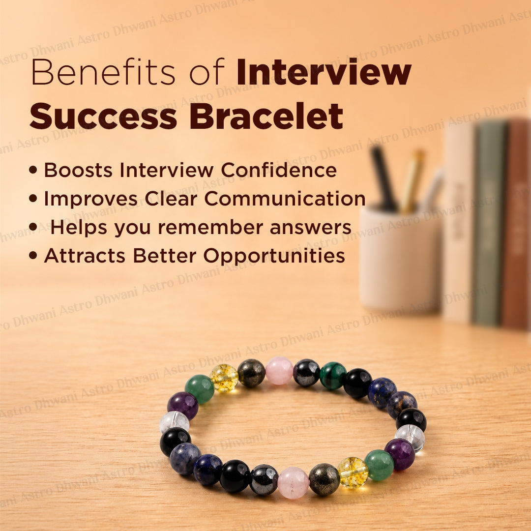 Interview success (Govt & Private Job) Bracelet - Abhimantrit & Certified