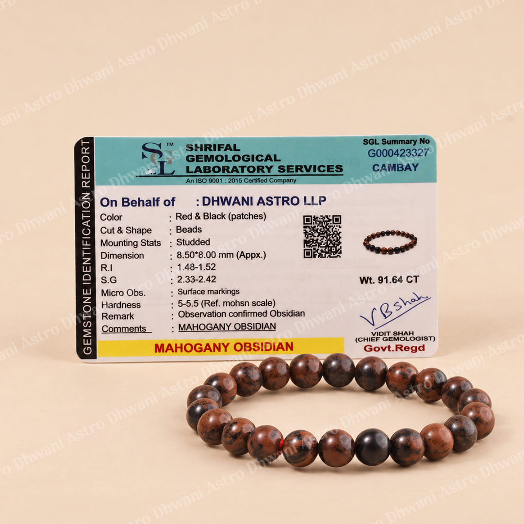 Mahogany Obsidian Bracelet