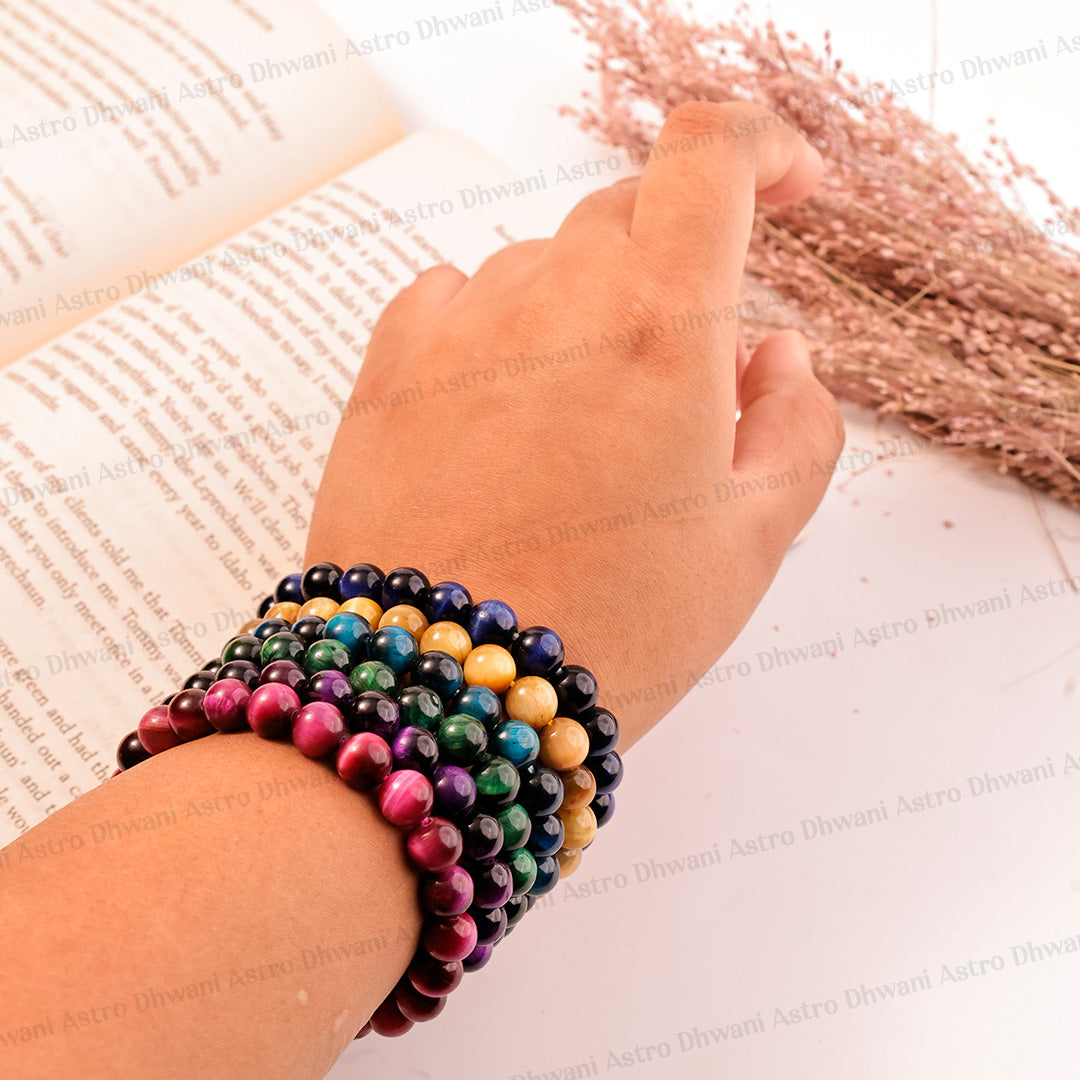 Natural Cat’s Eye Bracelet | Healing Crystal Bracelet for Protection, Focus & Confidence