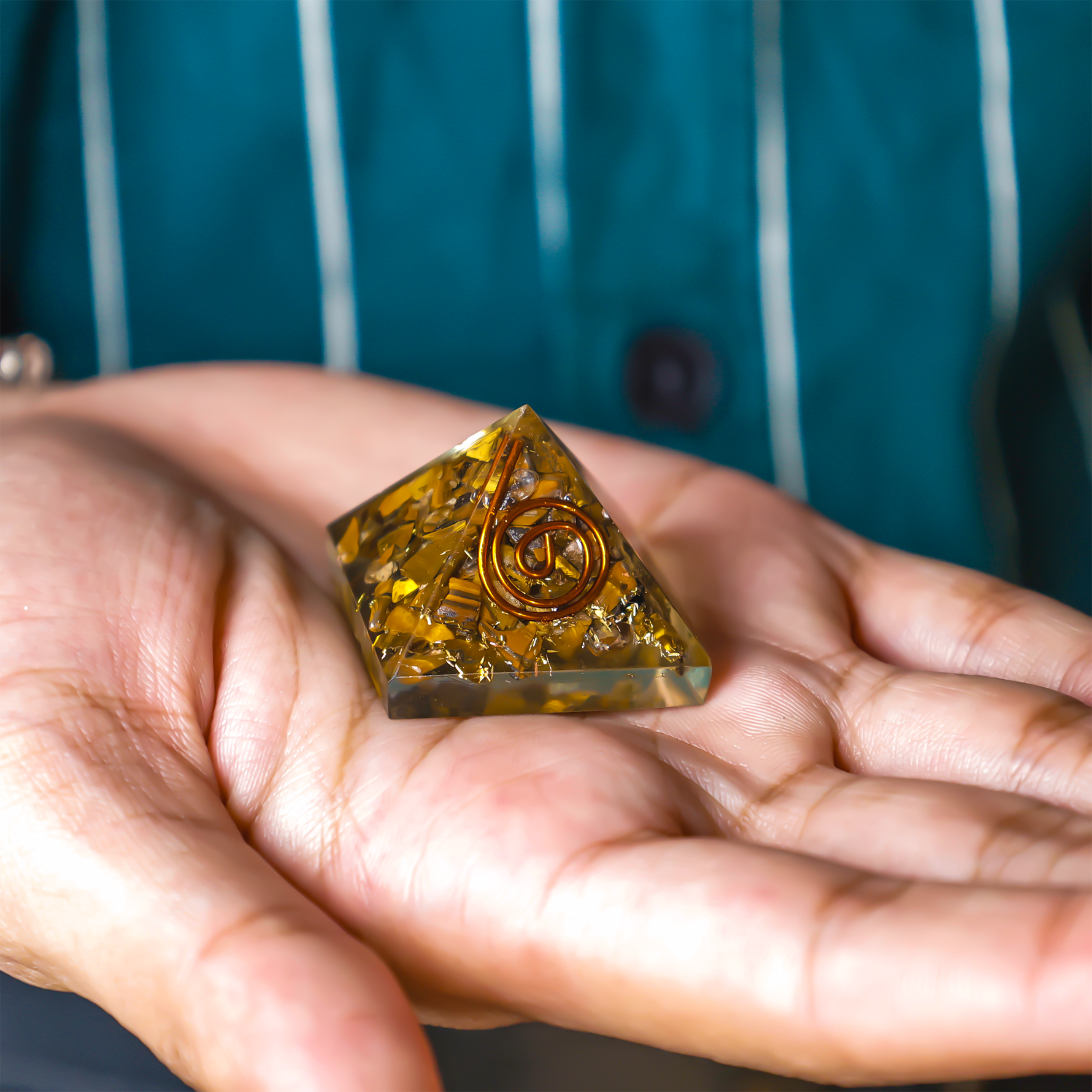 Tiger Eye Pyramid Tiger Eye Pyramid