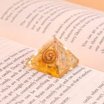 Yellow Citrine Pyramid 