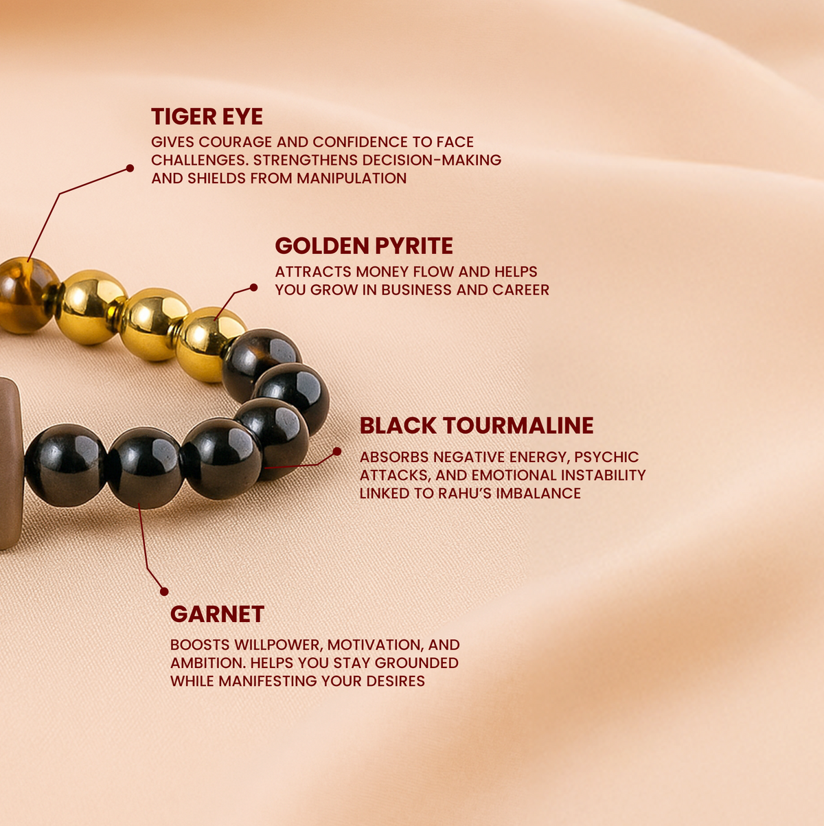 RAHU YANTRA BRACELET - Abhimatrit & Certified