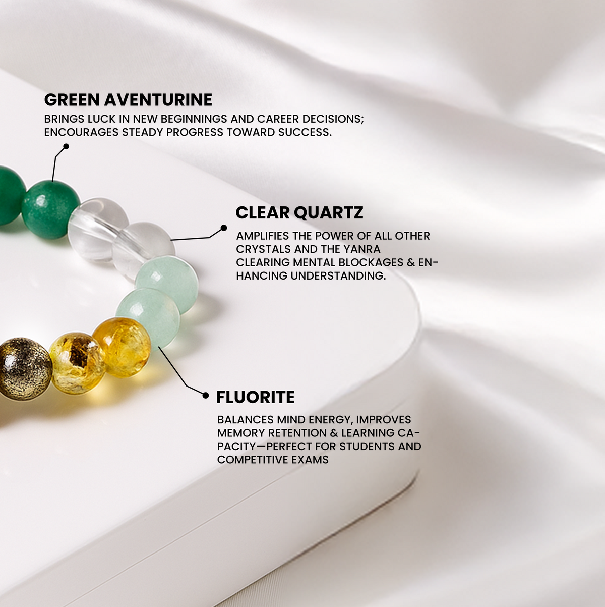 Saraswati Yantra Bracelet for Education, Job & Interview Success