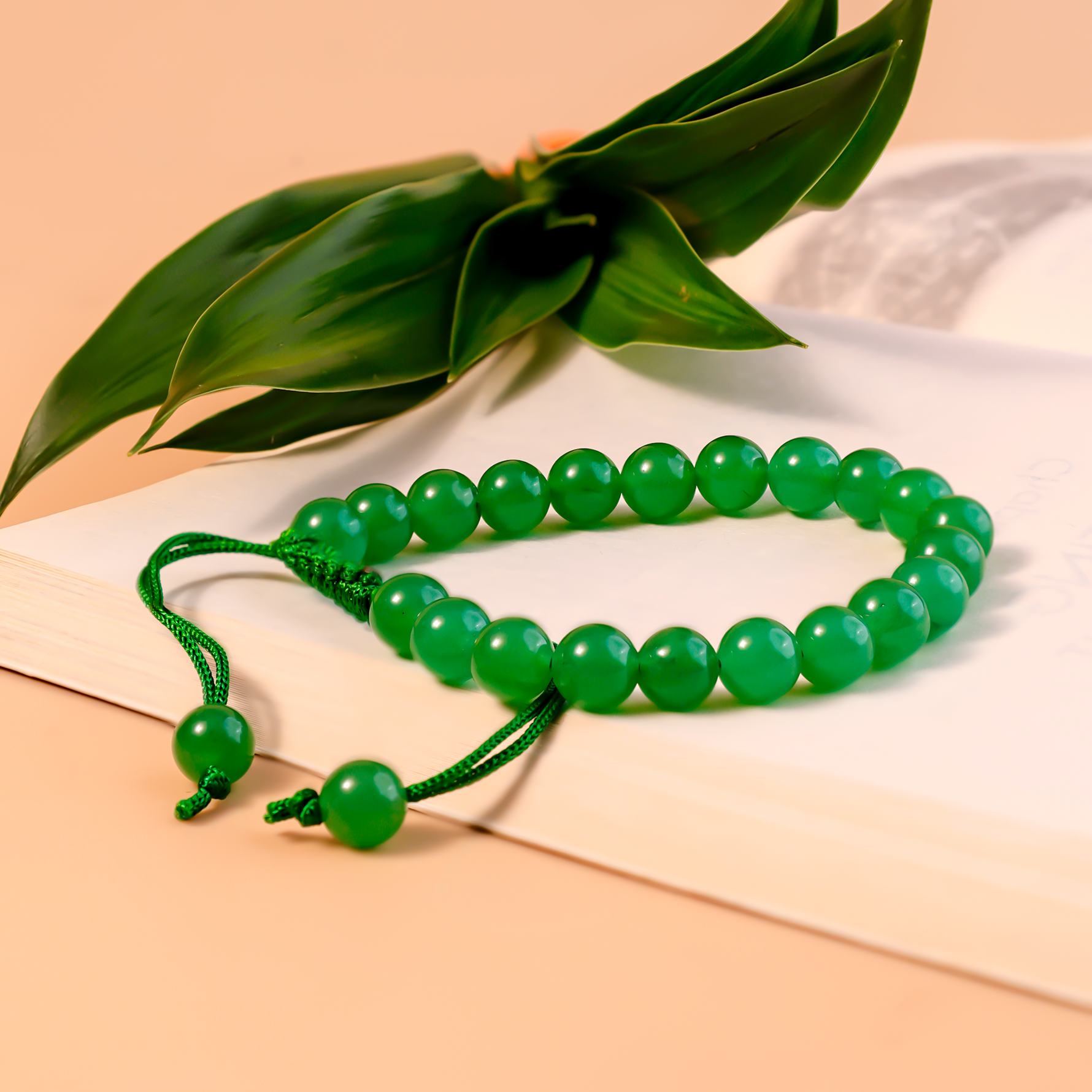 Promotes Wealth Attraction & Money Growth: Green Aventurine Thread Bracelet - Abhimantrit & Certified