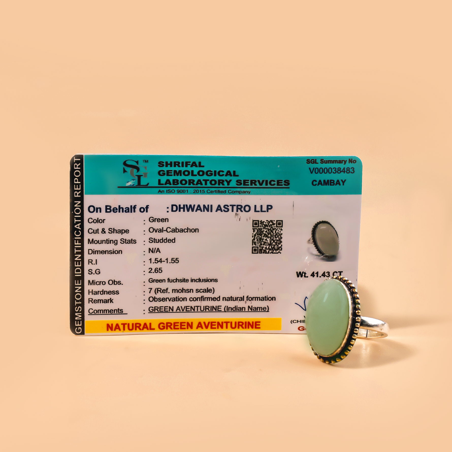 Green Aventurine RingGreen Aventurine Ring