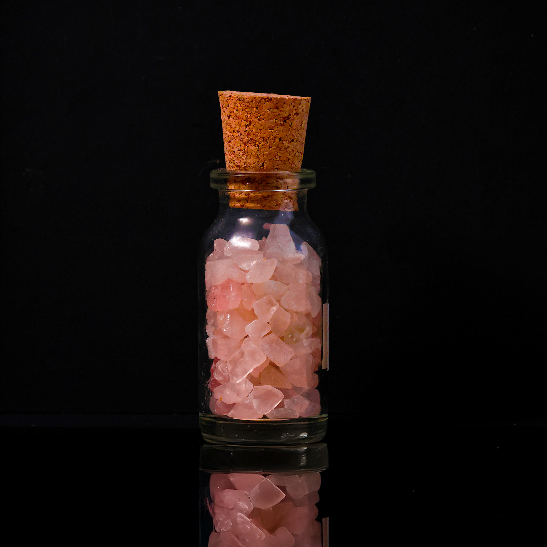 Rose Quartz Bottle ChipsRose Quartz Bottle Chips