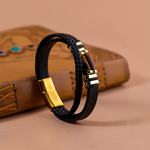 Tiger Eye leather Bracelet