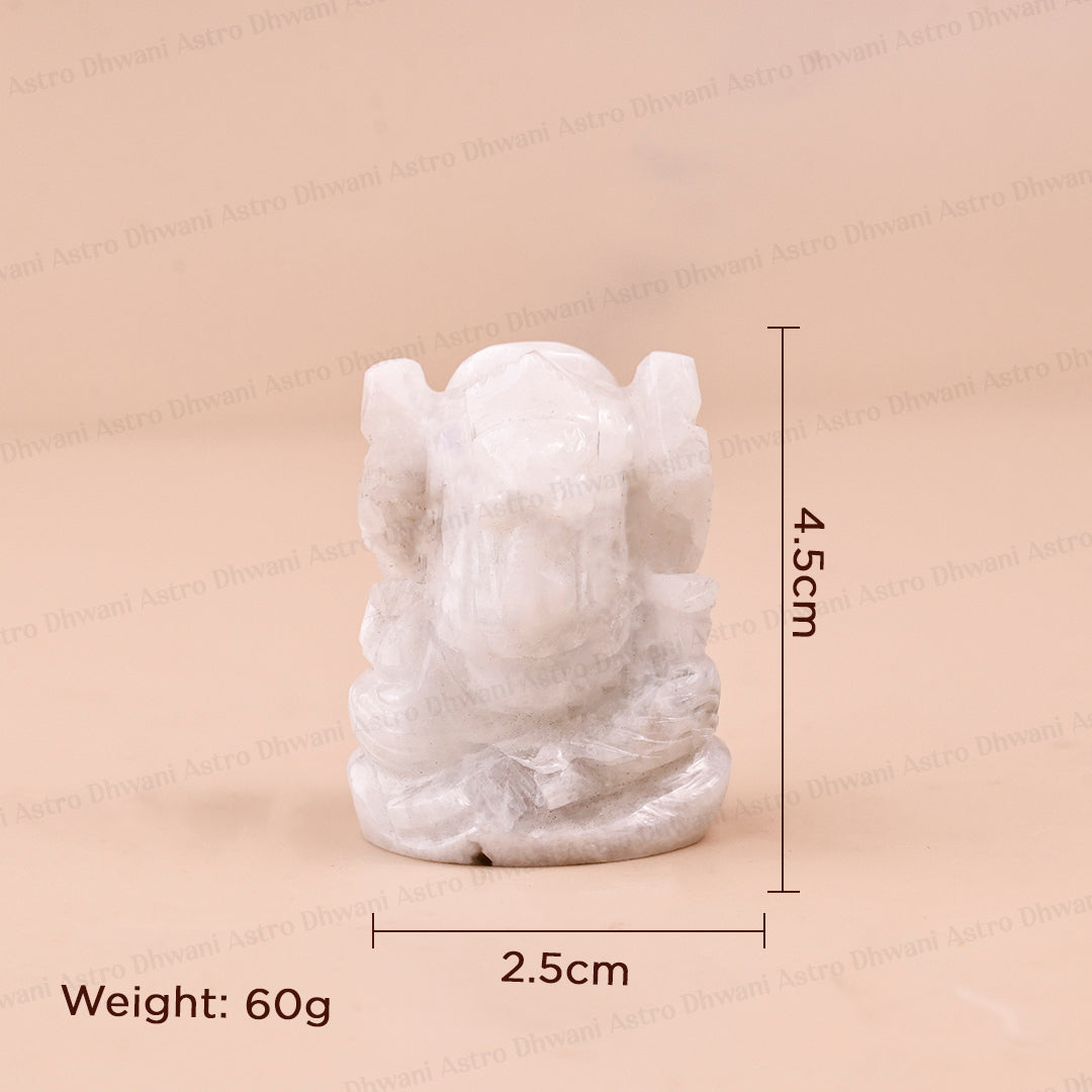 Moonstone Ganesha - Abhimantrit