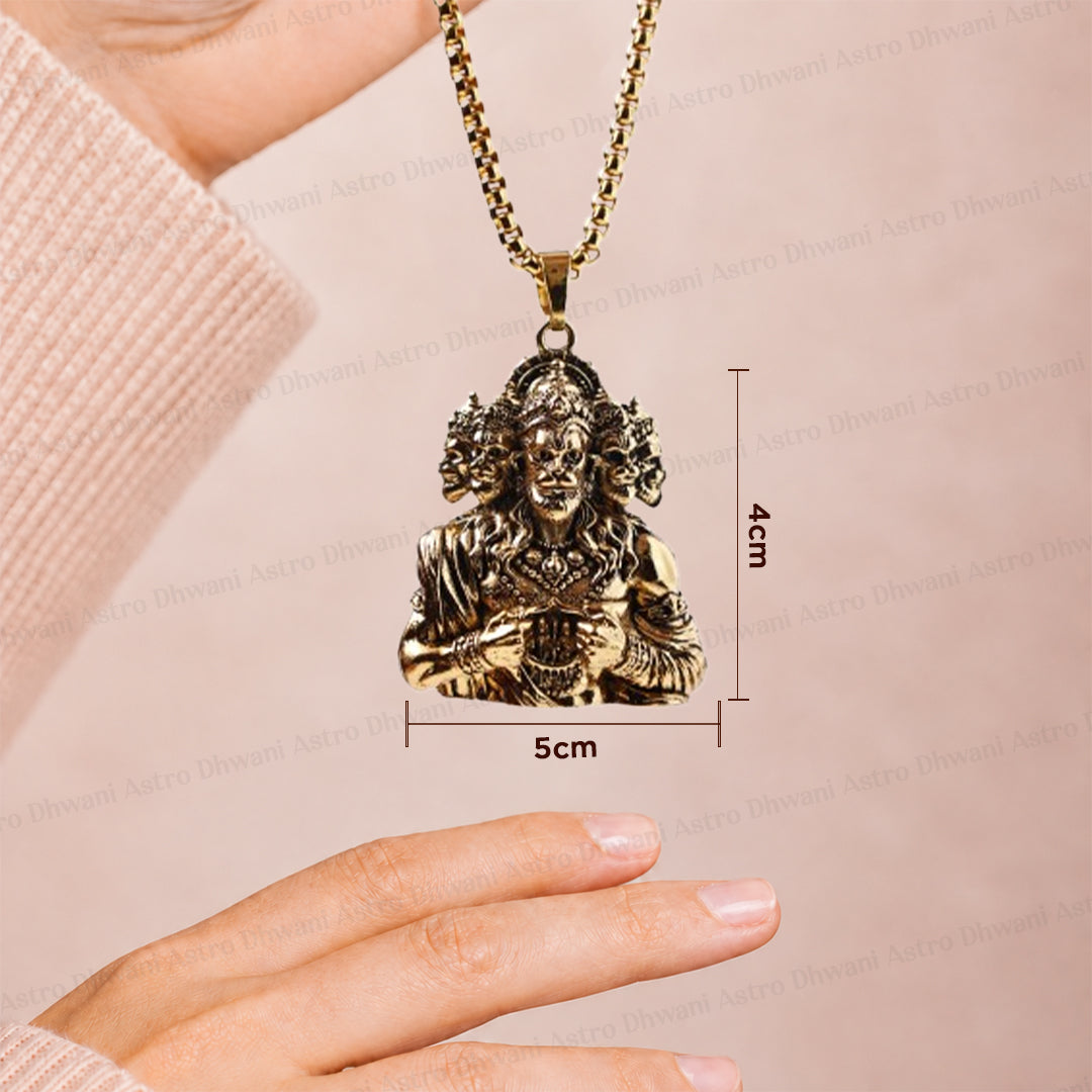 Panchmukhi Hanuman Ji  Pendant (Blessing & Protection)- Abhimantrit