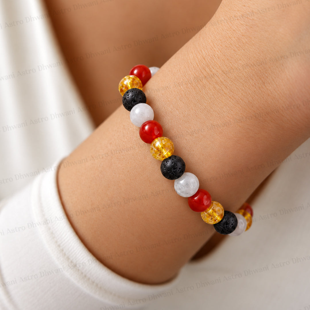 Powerful PCOD-PCOS Healing Bracelet - Abhimantrit & Certified