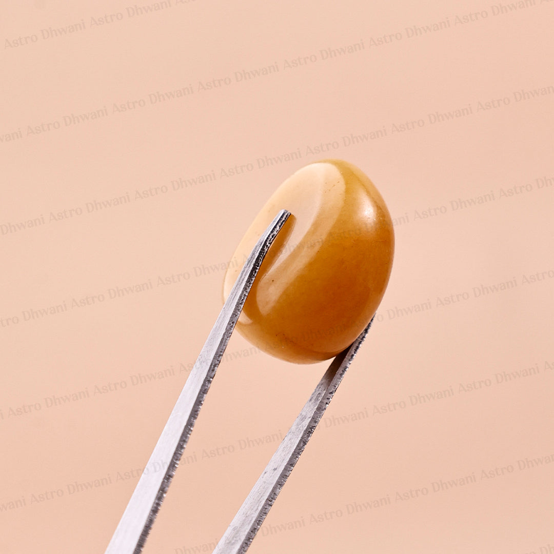 Yellow Aventurine Tumble ( Abhimantrit & Certified )