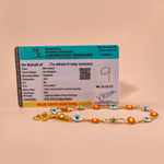 Blue Onxy Evil Eye Anklets