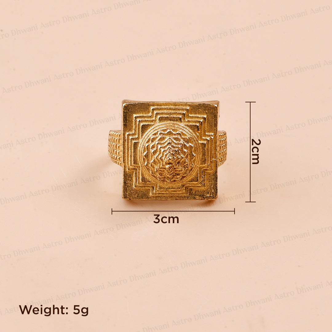 Shree Yantra Samridhhi Ring - Abhimantrit & Certified