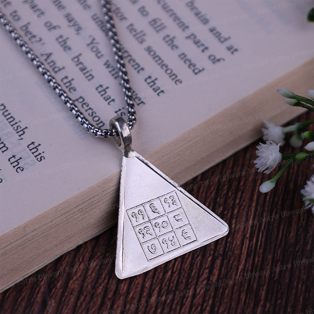 Pyra Shukra With Loshu Grid Yantra Pendant