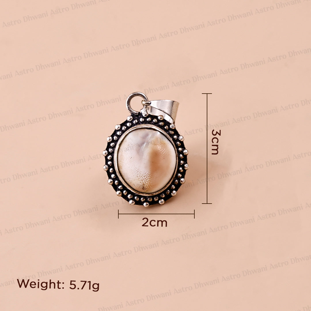 Gomti Chakra Pendant - Abhimantrit & Certified