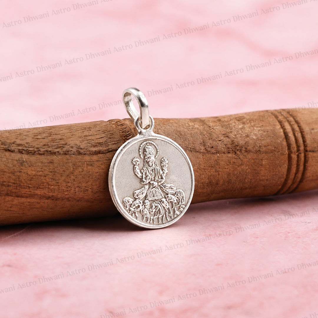 Shree Surya Yantra (Pure Silver) Pendant