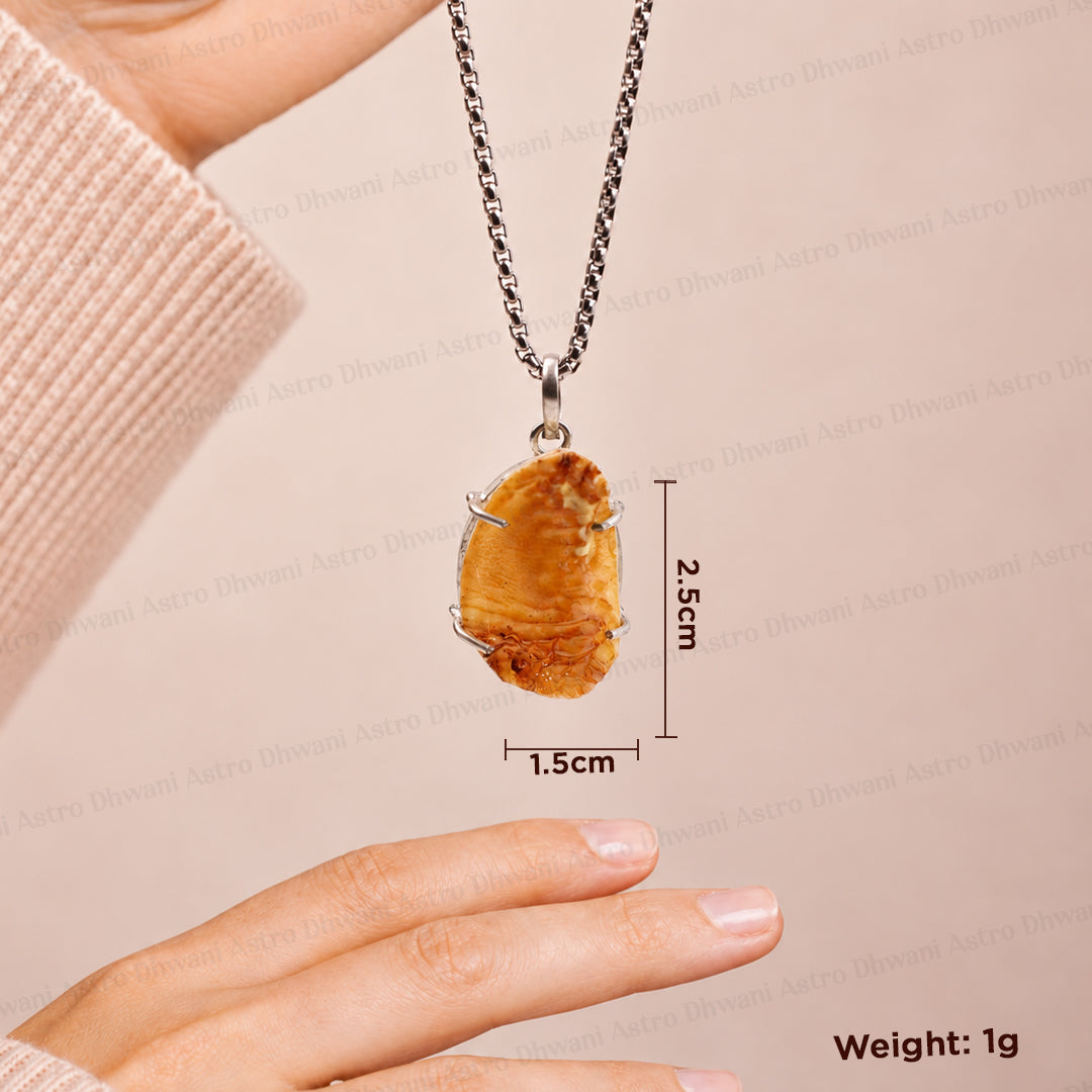 Shukra Mani Pendant - Abhimantrit & Certified