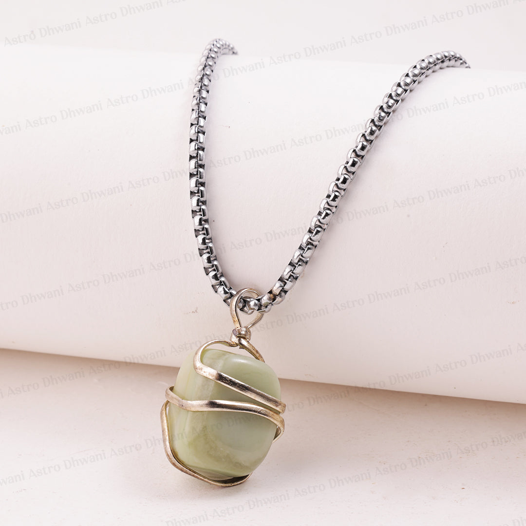 Serpentine Wrapping Pendant - Abhimantrit