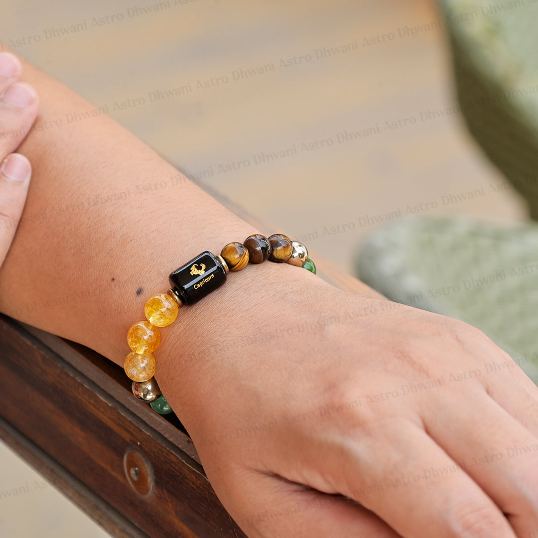 Dhan Yog Bracelet with Capricorn ( मकर ) Zodiac Sign