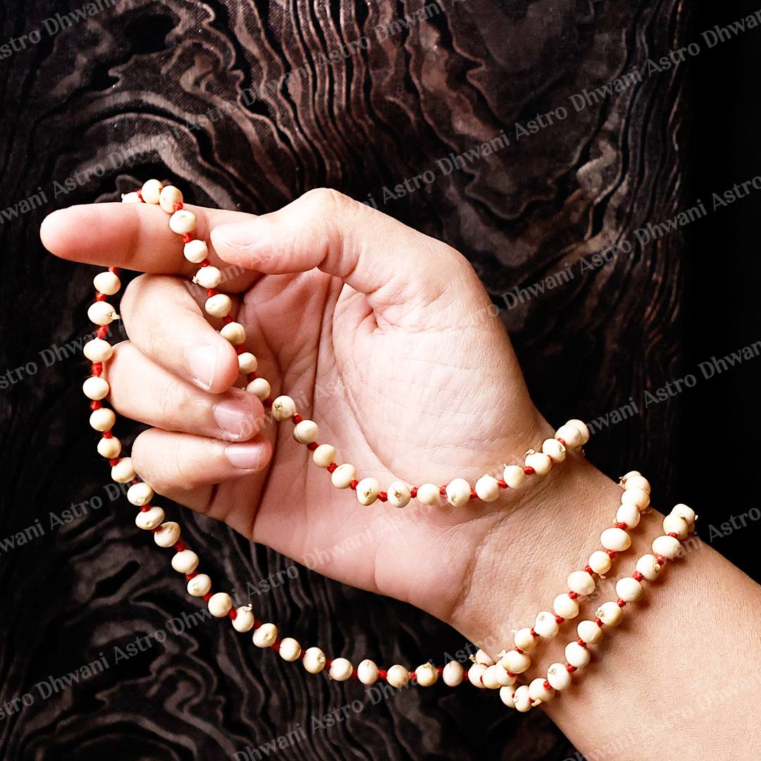 White Gunja Mala