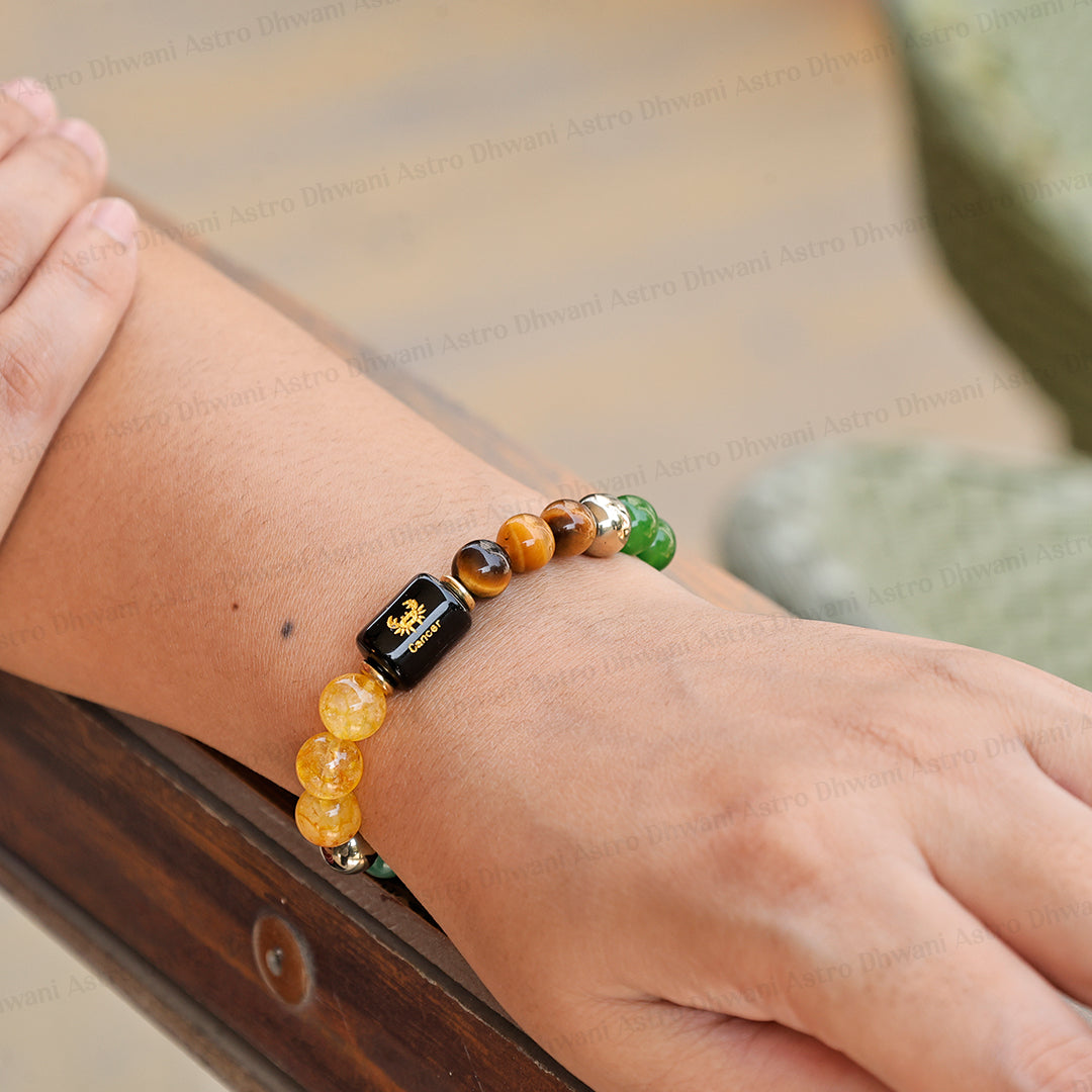 Dhan Yog Bracelet with Cancer ( कर्क ) Zodiac Sign