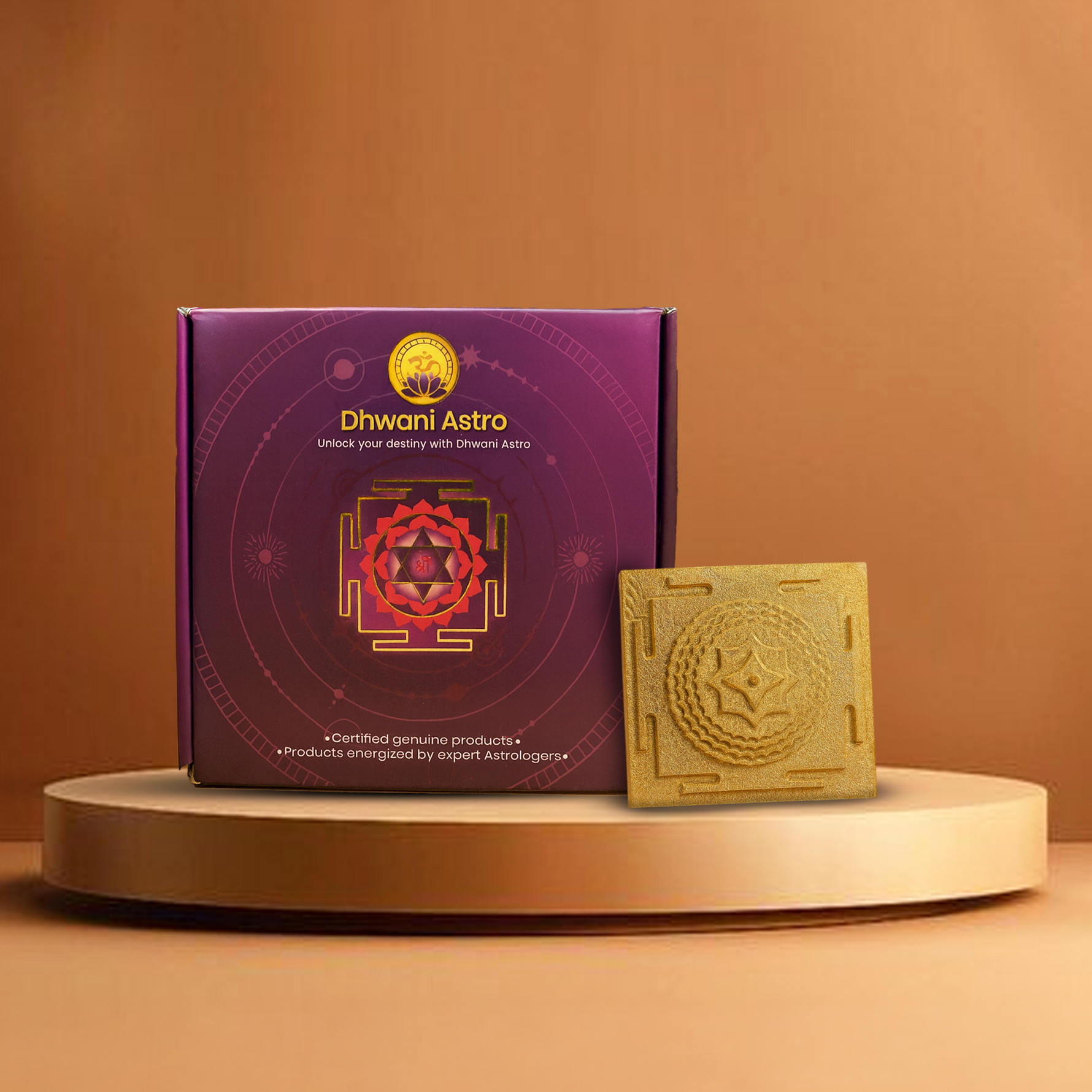 Durga Shakti Yantra (Reduces Rahu's Negative Effects & Negative Energy) - Abhimantrit