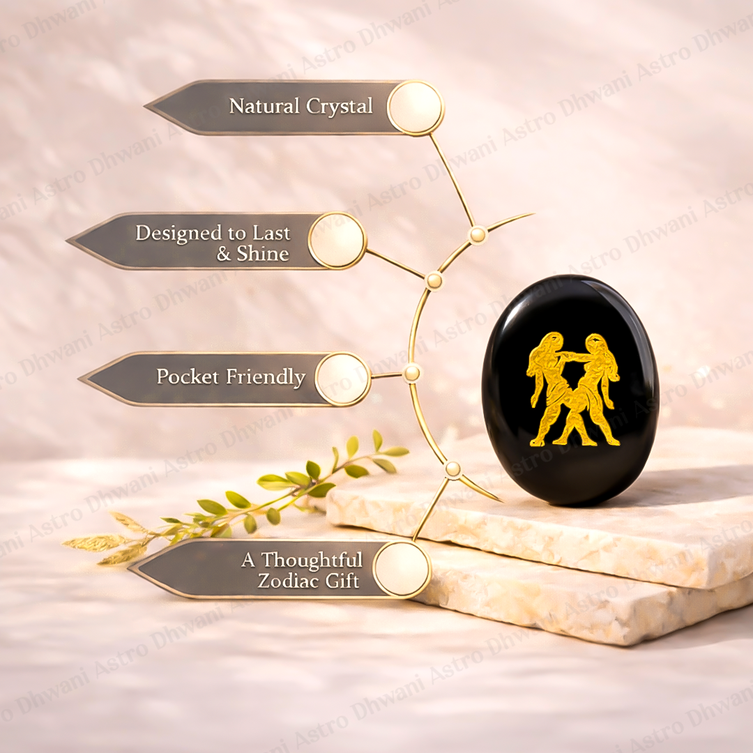 Gemini Zodiac Sign Coin Abhimantrit