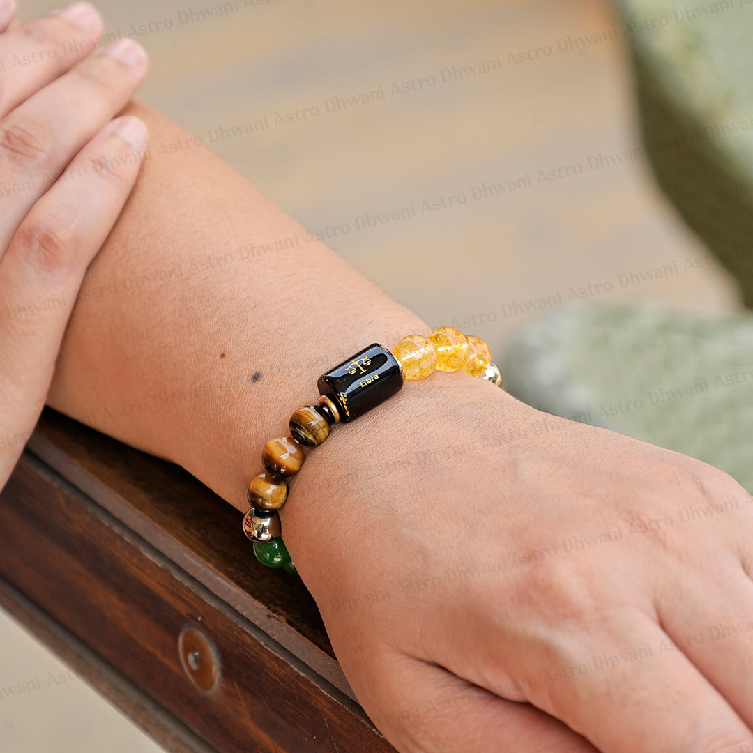 Dhan Yog Bracelet with Libra ( तुला ) Zodiac Sign