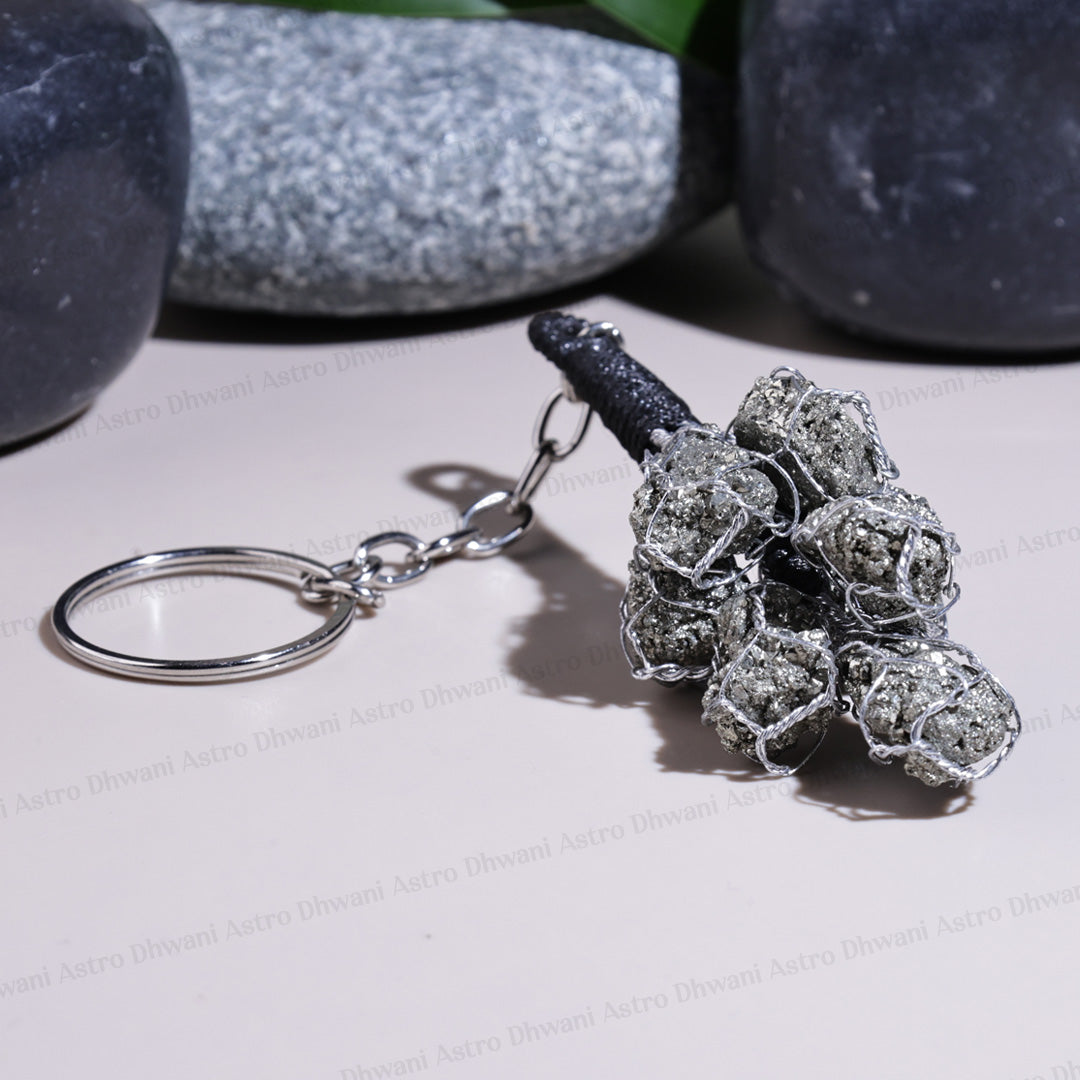 Pyrite Keychain - Abhimantrit