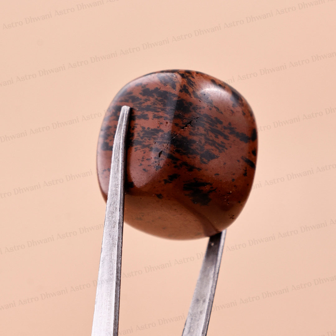 MAHOGANY OBSIDIAN TUMBLE ( Abhimantrit & Certified )