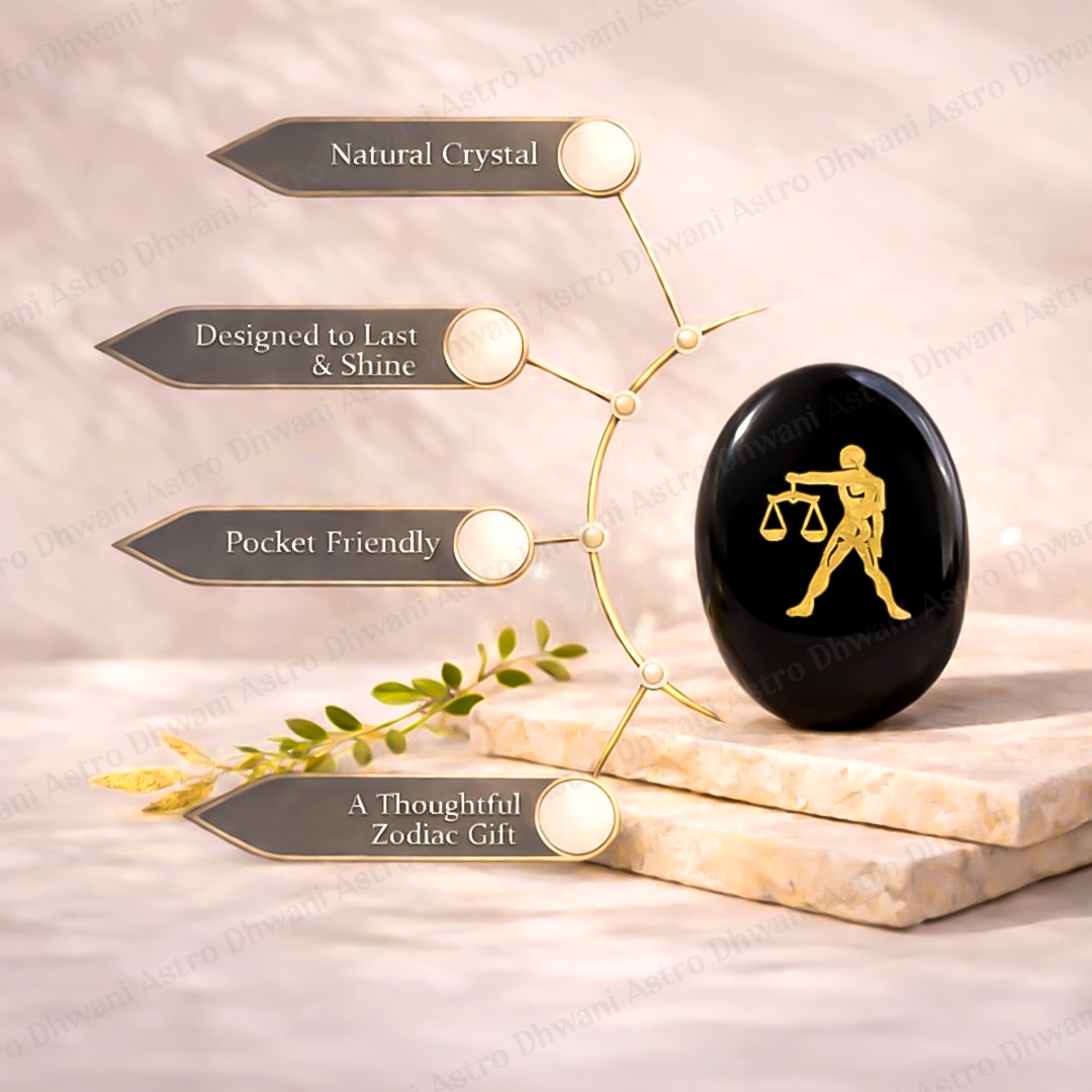 Libra Zodiac Sign Coin Abhimantrit