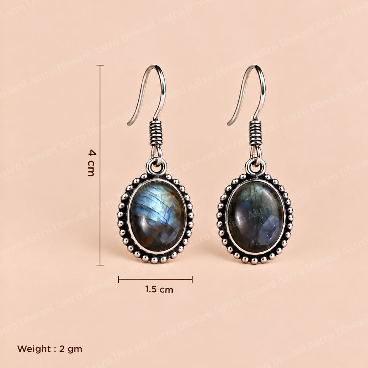 Labradorite Intuition Boost Earring - Abhimantrit