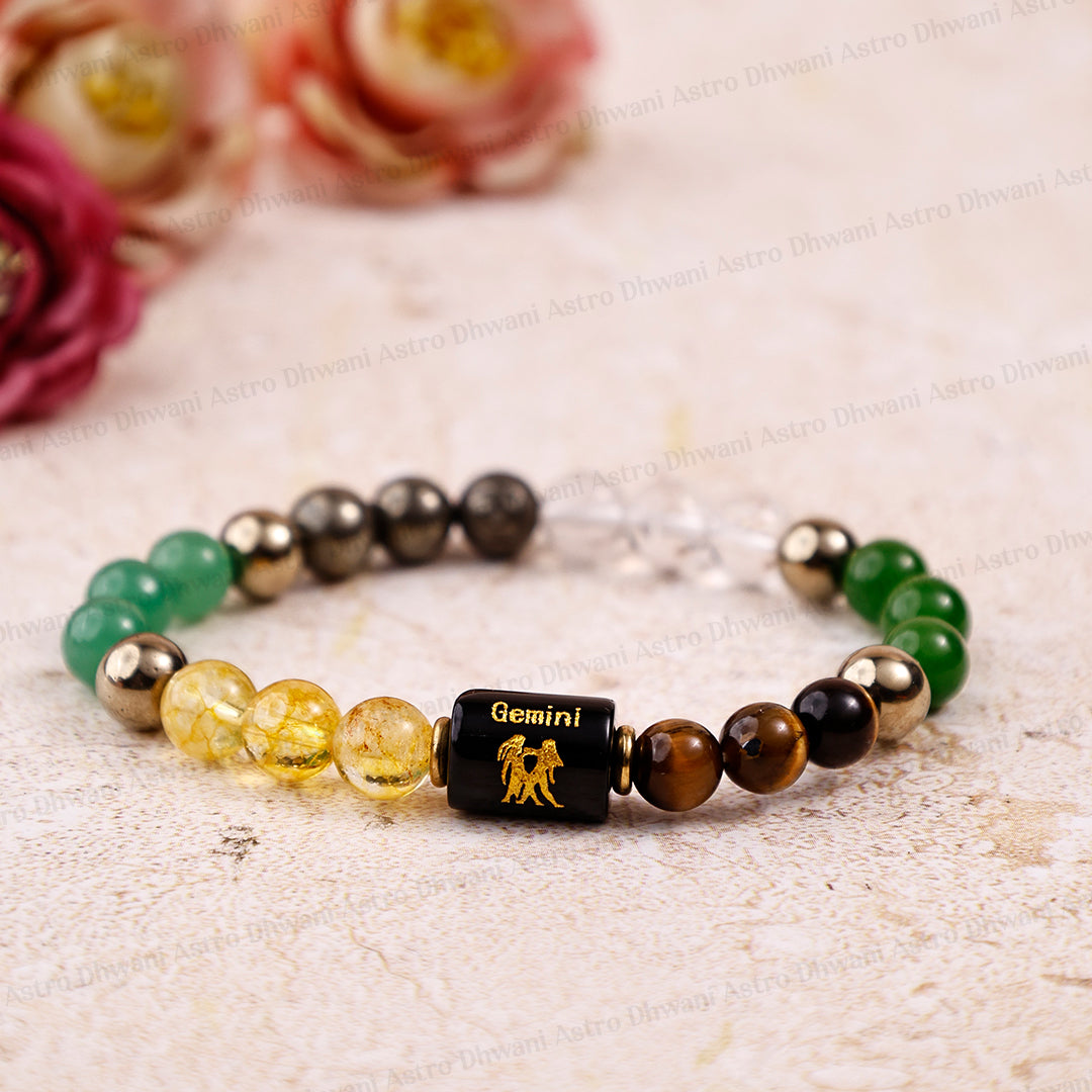 Dhan Yog Bracelet with Gemini ( मिथुन) Zodiac Sign
