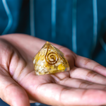 Yellow Citrine Pyramid 