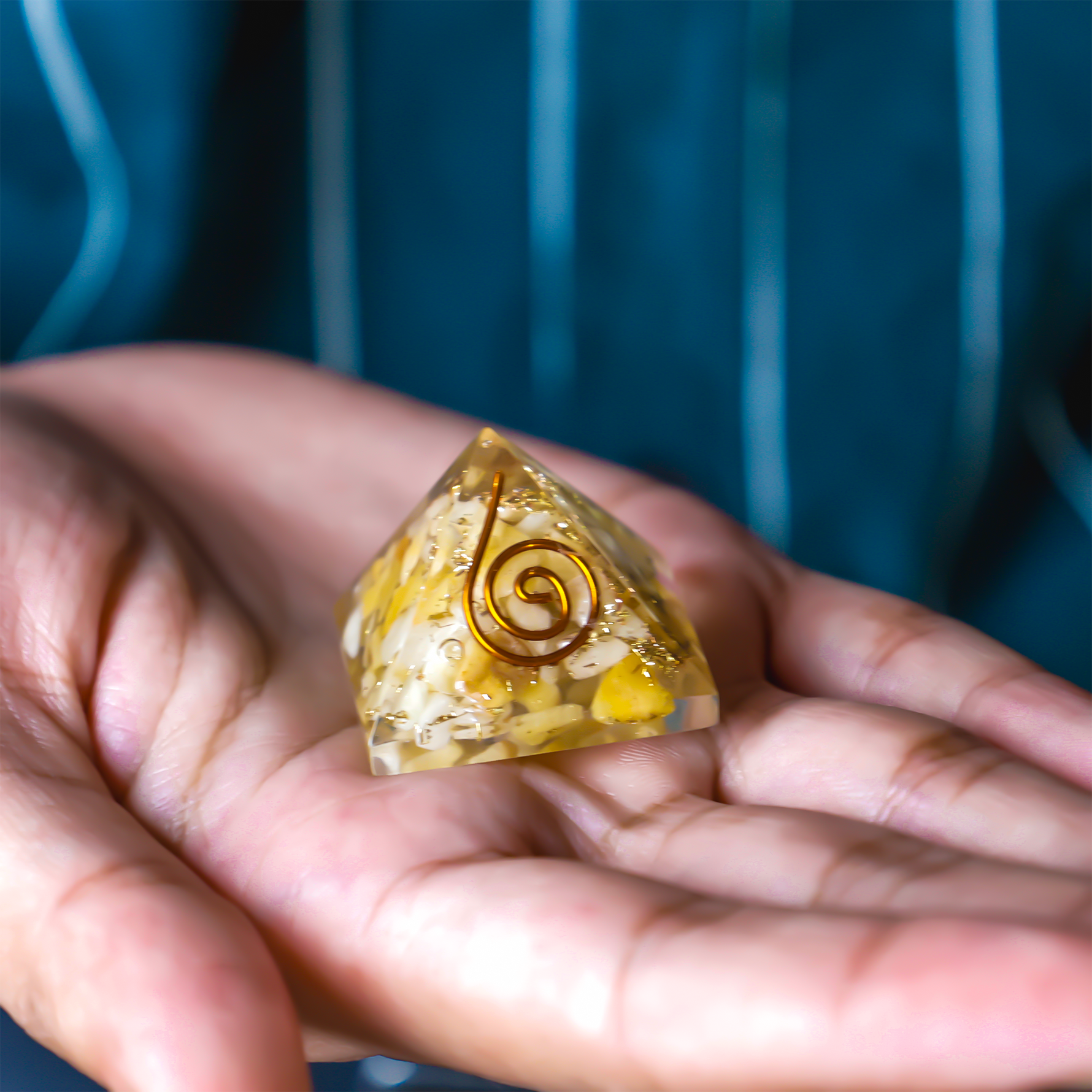 Yellow Citrine Pyramid Yellow Citrine Pyramid