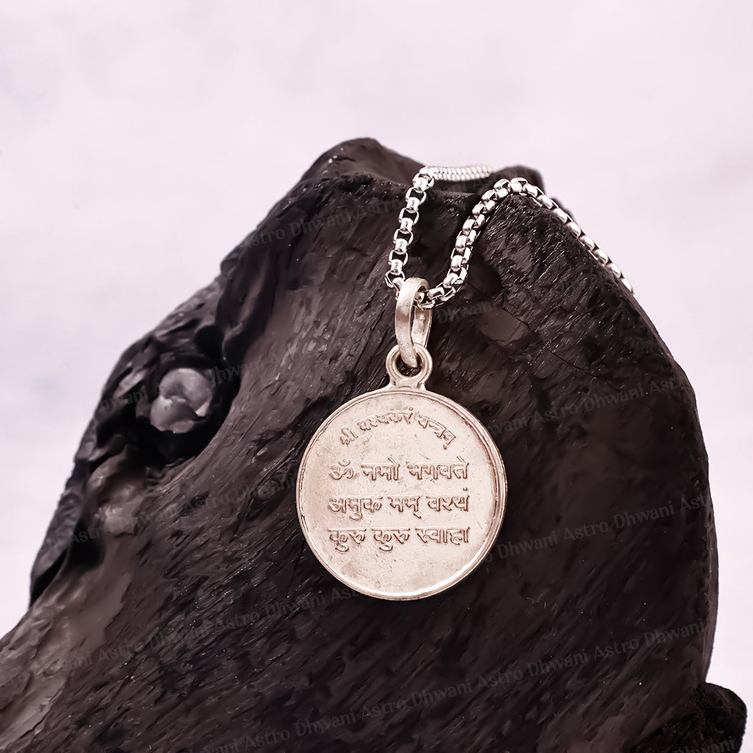 Devdat Yantra (Pure Silver) Pendant