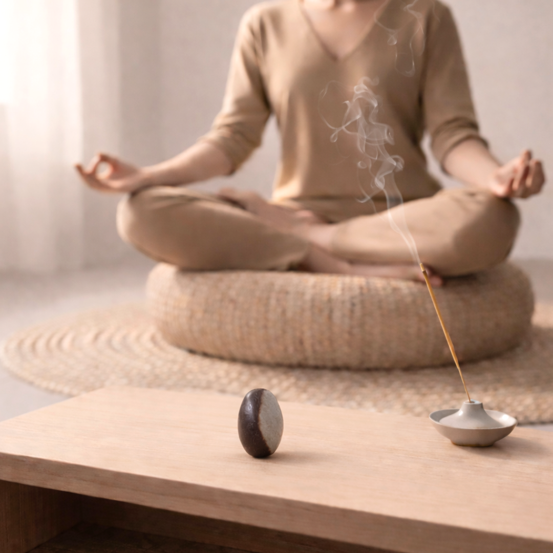 Narmadeshwar Rough Stone - Abhimantrit & Certified