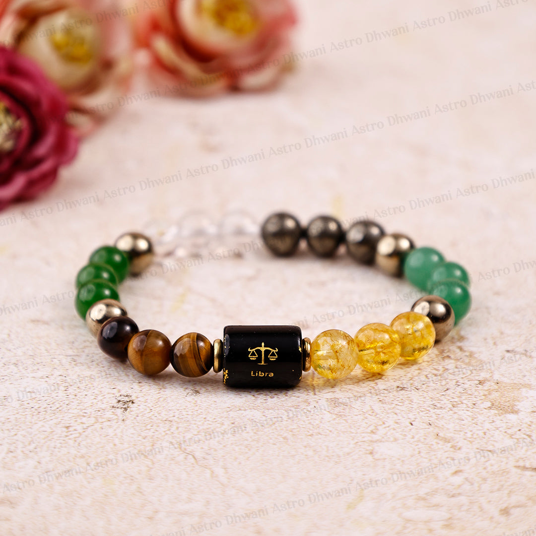 Dhan Yog Bracelet with Libra ( तुला ) Zodiac Sign