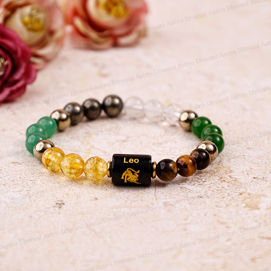 Dhan Yog Bracelet with Leo ( सिंह ) Zodiac Sign