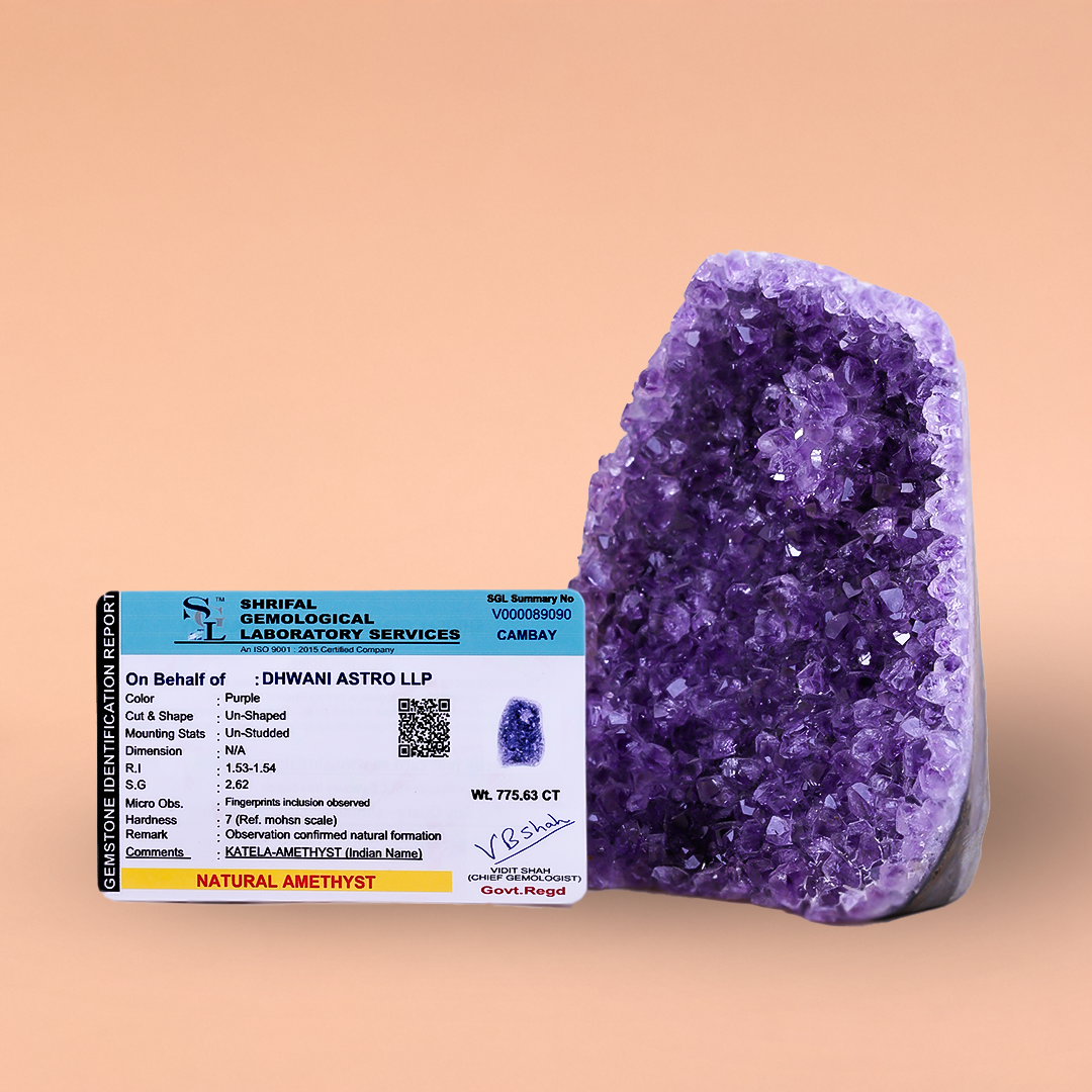 Amethyst Crystal Cluster