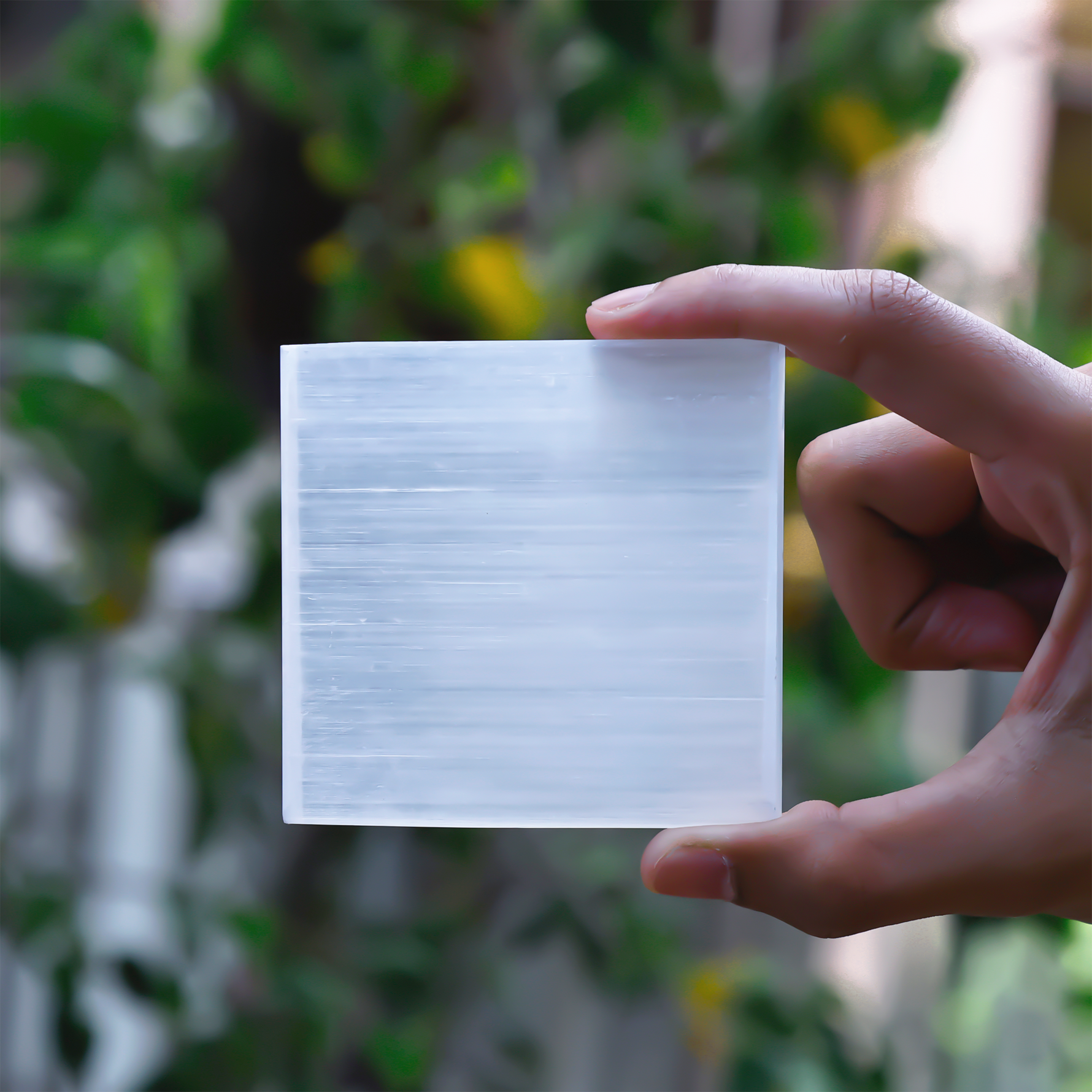 Selenite Plate – Perfect for Crystal Charging & Cleansing
